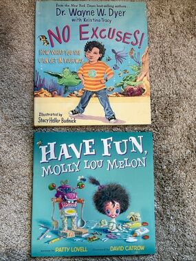No Excuses! Kids Picture Book — Blue Cover